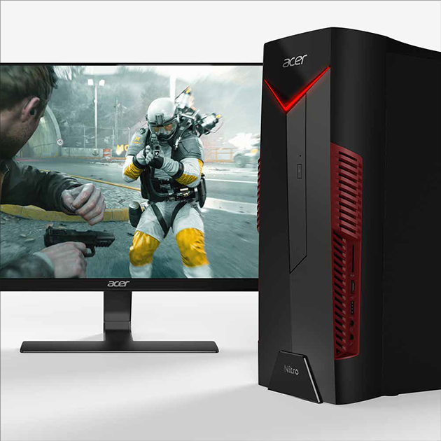 Acer Nitro N50 stasjonær gaming PC Stasjonær PC Elkjøp Acer Nitro N50 stasjonær gaming PC Stasjonær PC Elkjøp