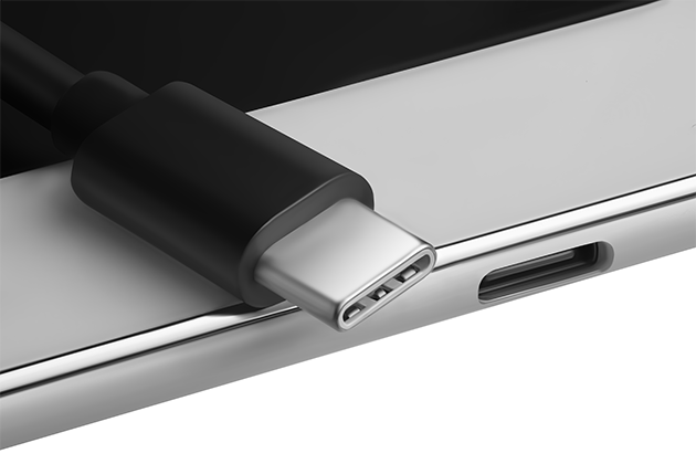 USB-C Datamaskin med USB-port