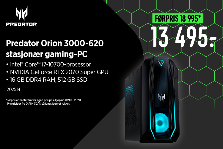 Gaming Alt innen PC gaming, spill, konsoll og tilbehør Data PC, tablet og tilbehør Elkjøp