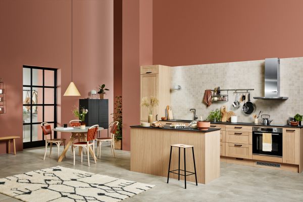 Landlig kjøkken fra Epoq i serien Shaker Natural Oak Landlig kjøkken fra Epoq i serien Shaker Natural Oak