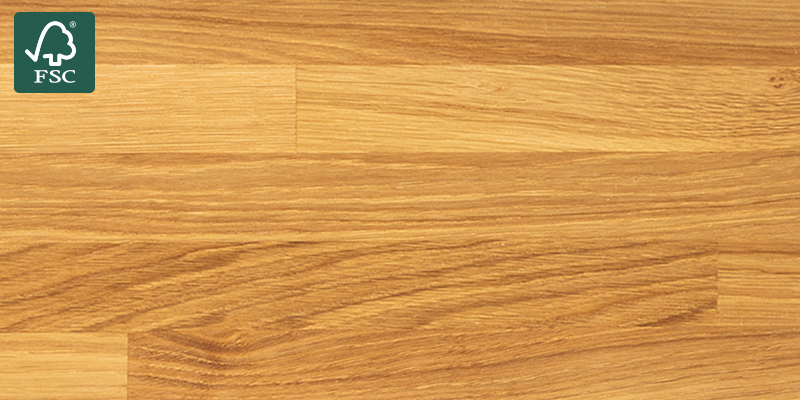 Oak Natural Waxed Benkeplate av heltre ved navn Oak Natural Waxed