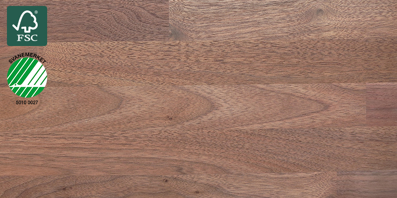 American Walnut Natural Oiled Benkeplate av heltre ved navn American Walnut Natural Oiled