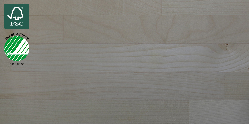 Maple Nature Benkeplate av heltre ved navn Maple Nature