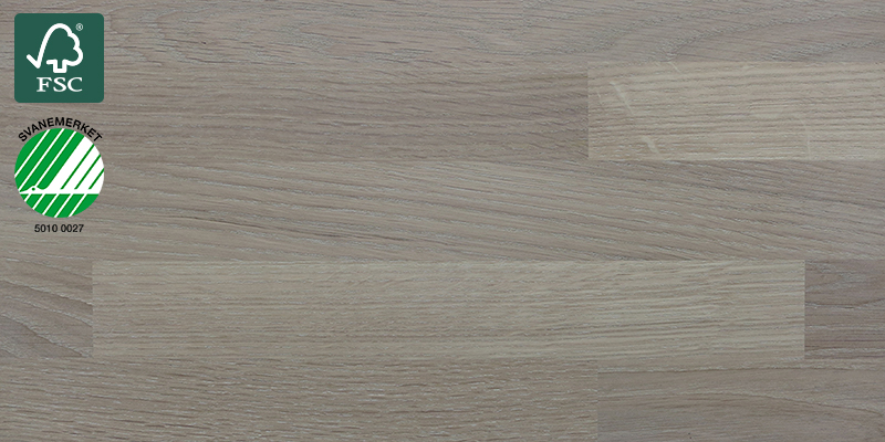 Oak White Oiled Benkeplate av heltre ved navn Oak White Oiled