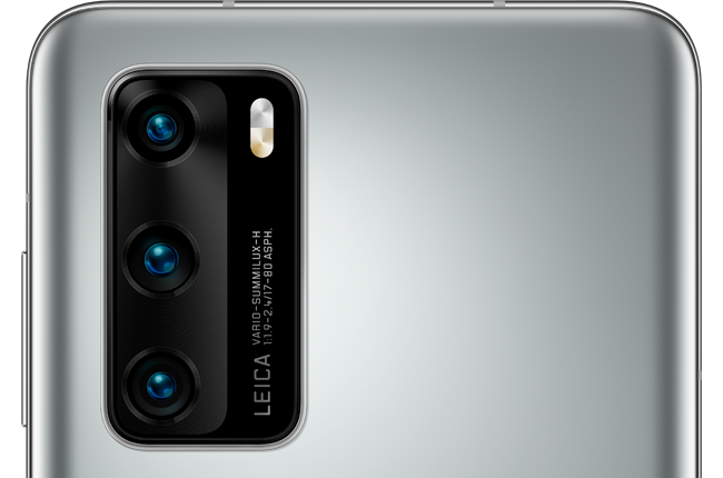 Huawei P40 Kameraer på baksiden av Huawei P40