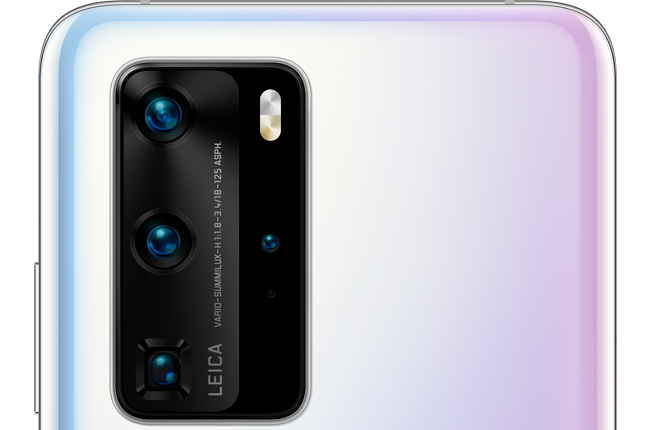 Huawei P40 Pro Kameraer på bakiden av Huawei P40 Pro