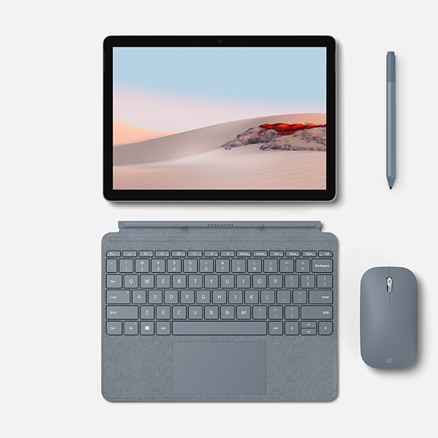 Surface Go 2 Surface Go 2, Surface Pen og Surface Mobile Mouse