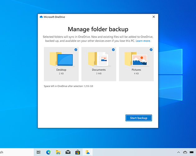Sikkerhetskopiering av PC-filer har blitt mye enklere Illustrasjon OneDrive