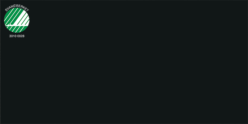 Black Super Matte 190 Benkeplate i laminat med navnet Black Super Matte 190