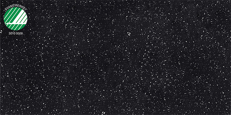 Mineral Black 0300-CR Benkeplate i laminat med navnet Mineral Black 0300-CR