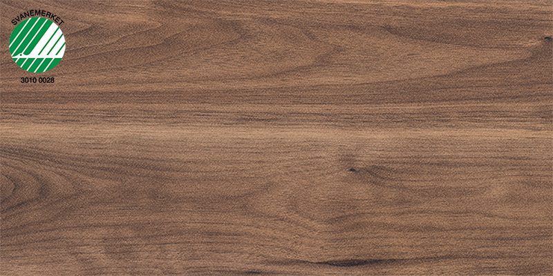 Walnut 4447-EM Benkeplate i laminat med navnet Walnut 4447-EM