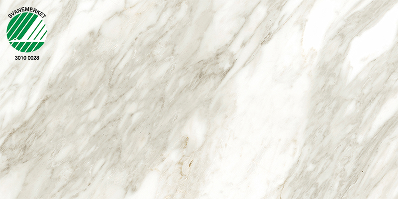 White Marble K023-SU Benkeplate i laminat med navnet White Marble K023-SU