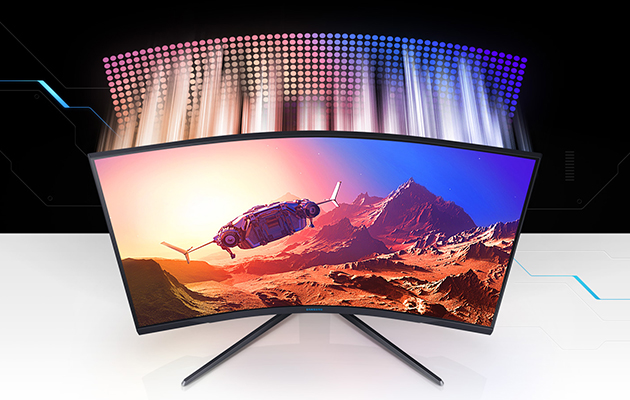 Samsung Odyssey C49G95 49 buet gamingskjerm Streaming og Samsung Odyssey C49G95 49 buet gamingskjerm Streaming og