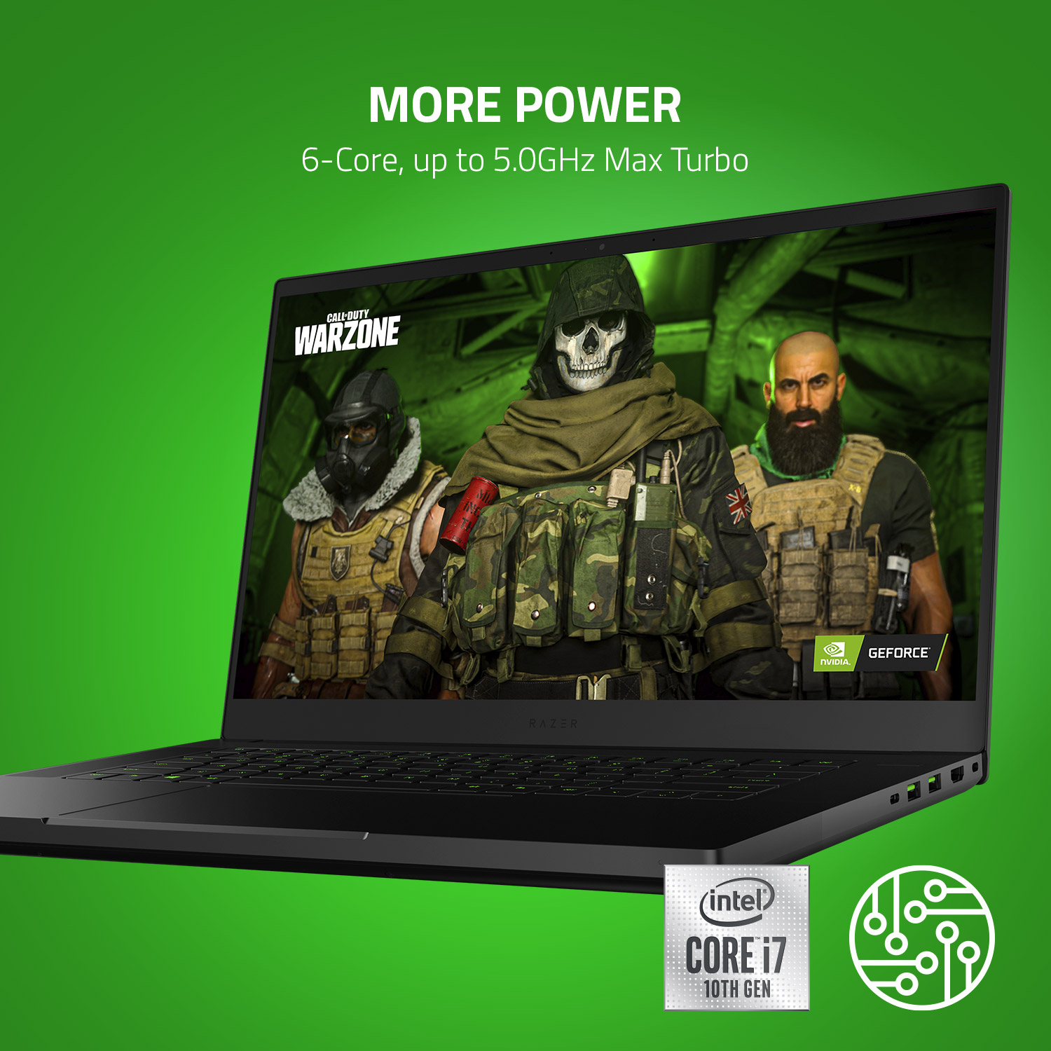 Intel Core i7 gir PC-en kraftig prestasjon Med en 6-core Intel Core i7-prosessor har PC-en en solid porsjon kraft