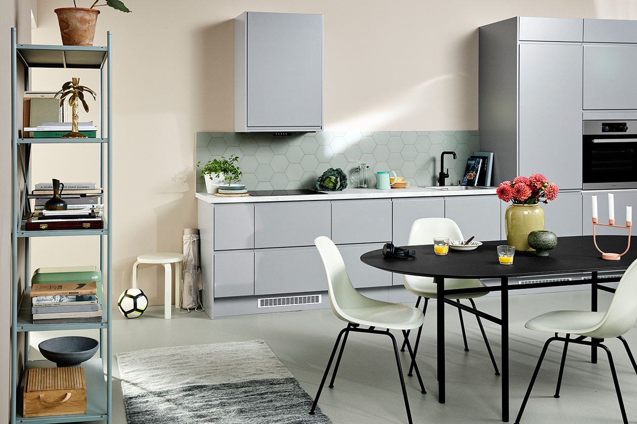 Integra Steel Grey kjøkken Bilde av Integra Steel Grey kjøkken