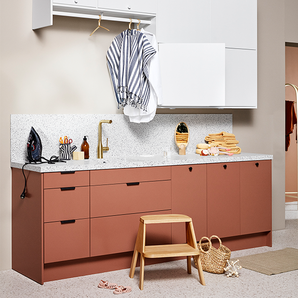 Med et veldesignet vaskerom går klesvasken som en lek Med et veldesignet vaskerom går klesvasken som en lek