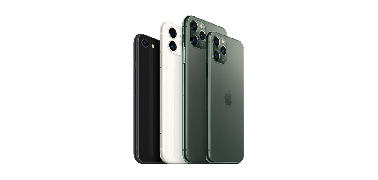 Hos Elkjøp finner finner du den nyeste iPhonen fra Apple Nyeste iPhones fra Apple i form av iPhone SE og iPhone 11, iPhone 11 Pro og iPhone 11 Pro Max