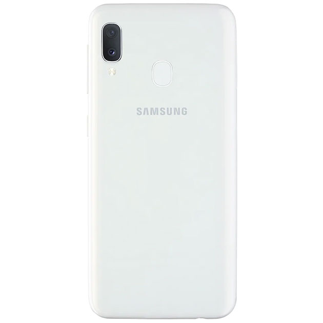 Samsung Galaxy A20e Samsung Galaxy A20e sett bakfra