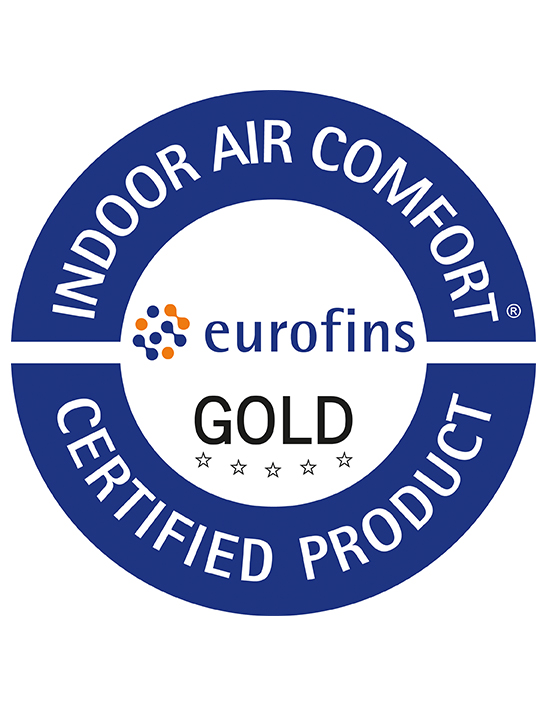 Eurofins Indoor Air Comfort (Gold) Logo for Indoor Air Comfort Gold