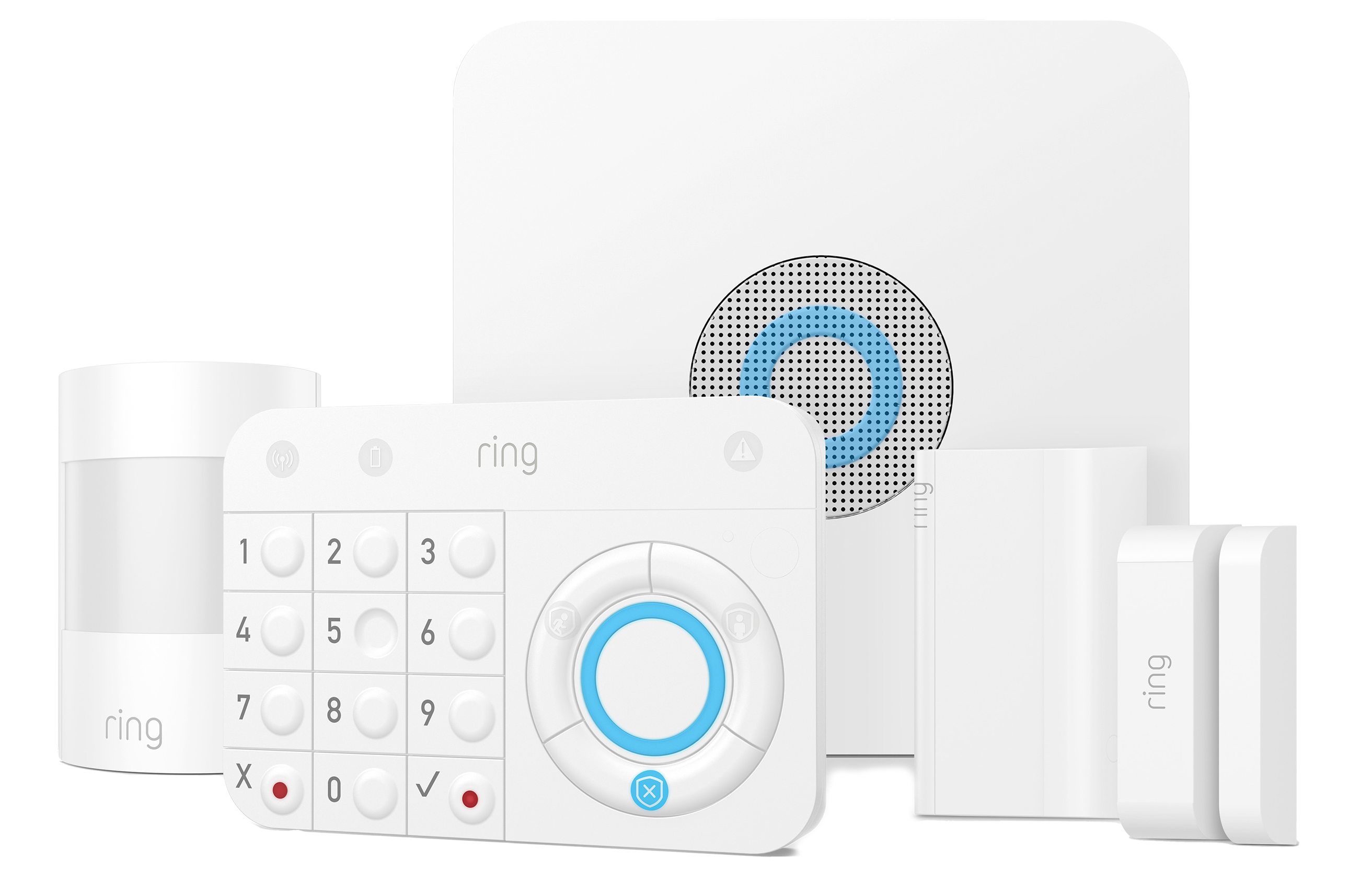 Ring Alarm sikkerhetspakke beskytter hele boligen din Ring Alarm Security Kit