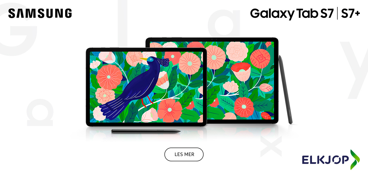 Samsung Galaxy Tab S7 og Samsung Galaxy Tab S7+ Samsung Galaxy Tab S7 og Samsung Galaxy Tab S7+