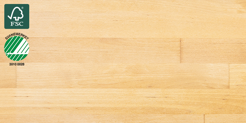 Birch Natural Oiled Benkeplate av heltre ved navn Birch Natural Oiled