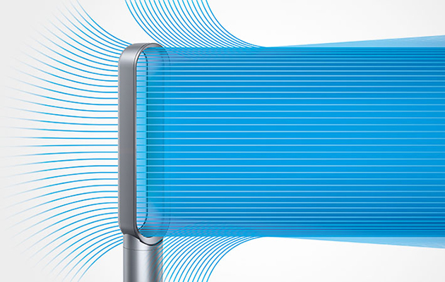 Air Multiplier-teknologi Takket være Air Multiplier-teknologi får du en kraftig og lettkontrollert luftstrøm