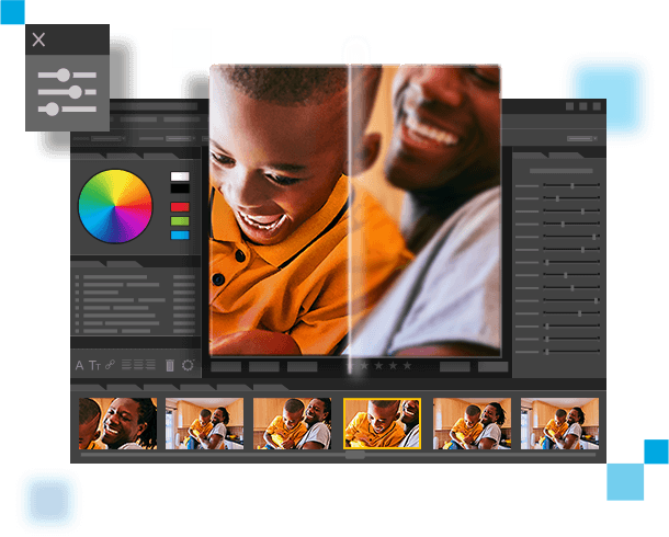 11. gen. gir deg overlegen ytelse Grafikk som viser Lightroom i bakgrunnen