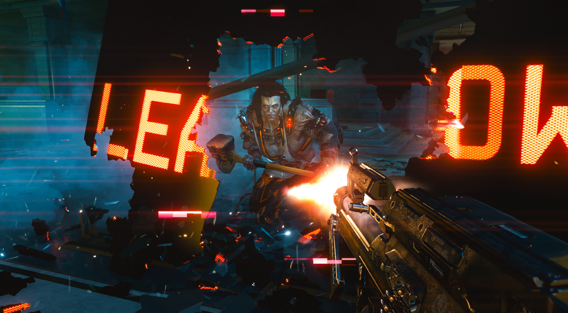 Game Motion Plus reduserer bevegelsesuskarpheter og glorieeffekter Skytescene med monster