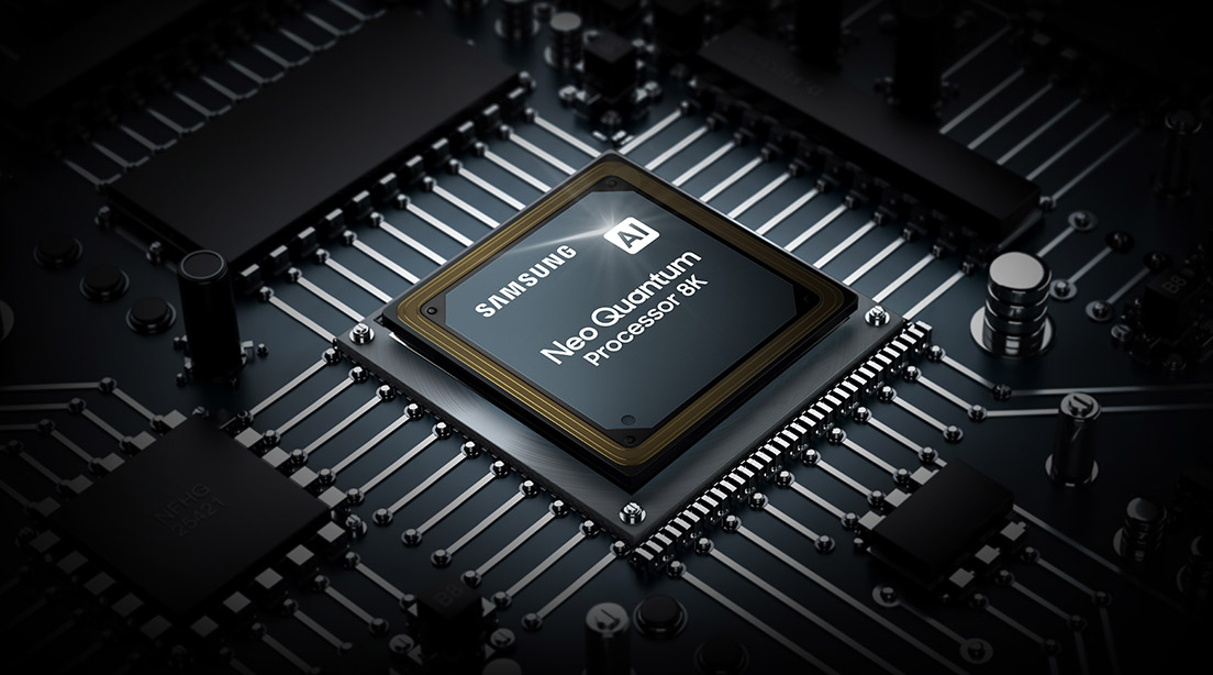 Neo Quantum Processor er teknologien som tilpasser lyd og bilde for å gi en bedre TV-opplevelse Neo Quantum Processor