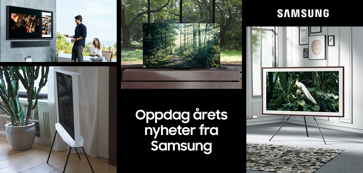 Samsung har TV-er for enhver smak Ulike Samsung-TV-er for 2021