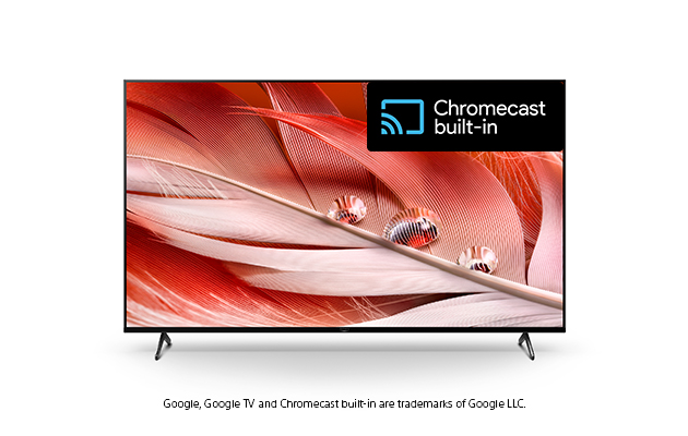 Innbygget Chromecast BRAVIA XR TV med Chromecast-logo
