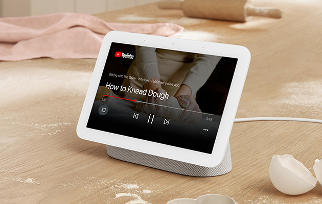 Se YouTube-videoer og mye annet YouTube-video på Google Nest Hub