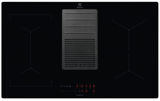 Electrolux platetopp med integrert ventilator Platetopp med integrert ventilator