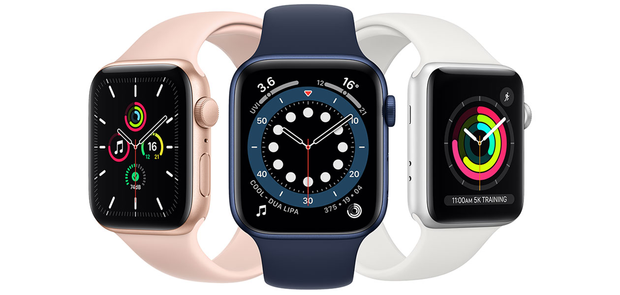 Sammenlign Apple Watch-modeller Sammenlign Apple Watch-modeller