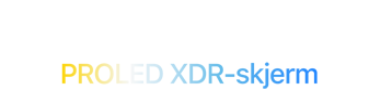MacBook Pro med PROLED XDR-skjerm