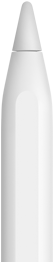 Tuppen på en Apple Pencil vises