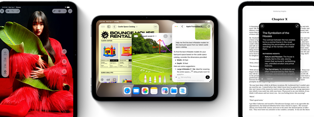 Forsiden av iPad mini-enheter som viser flere apper