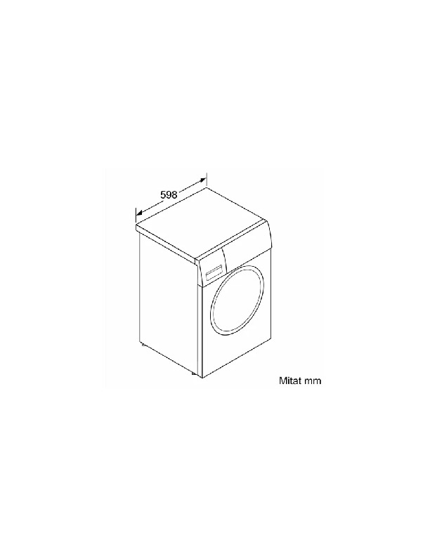 Bosch Serie 6 vaskemaskin WAU28UE9SN