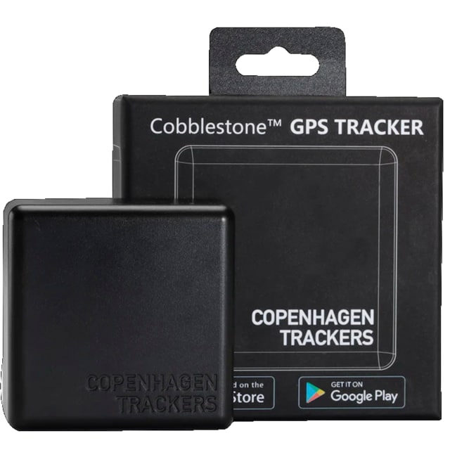 Cobblestone støtbestandig GPS sporer (sort)