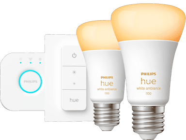 Philips Hue WA 8W A60 E27 Bridge startpakke