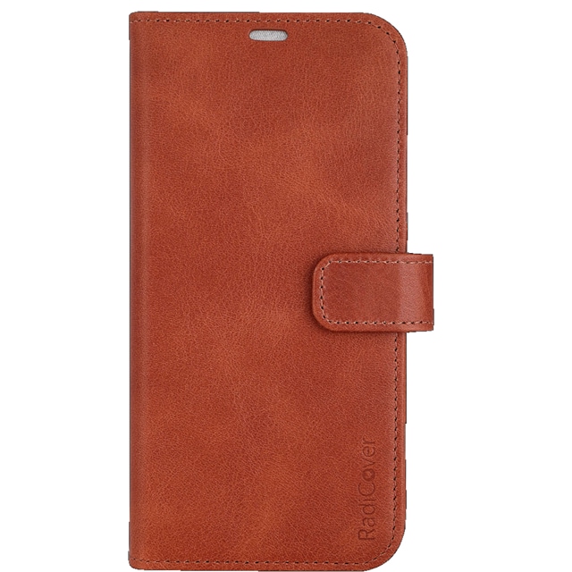 Radicover 2-i-1 lommebokdeksel til iPhone 14 Plus (brun)