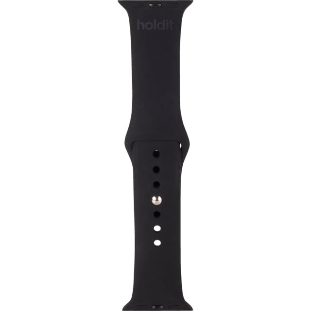 HOLDIT Apple Watch Silicone Band klokkereim 30-41mm (sort)