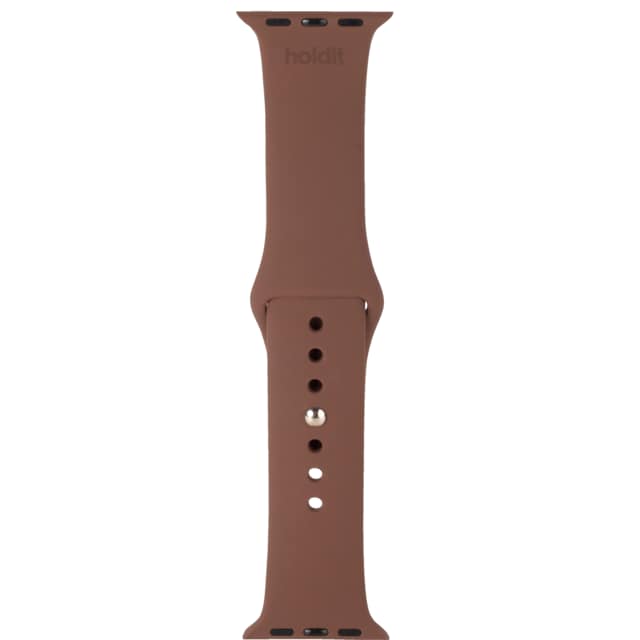 HOLDIT Apple Watch Silicone Band klokkereim 42-49mm (brun)