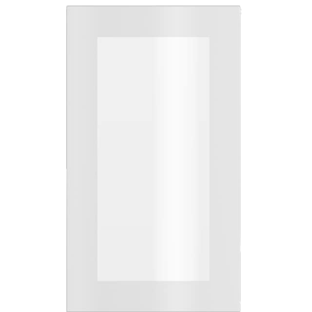 Epoq Gloss White vitrinedør med klart glass til kjøkken 40x70