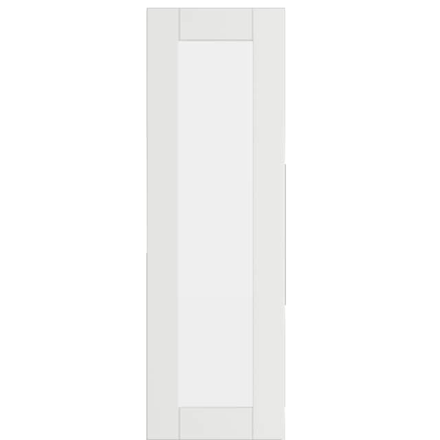 Epoq Shaker Classic White vitrinedør til kjøkken 30x92