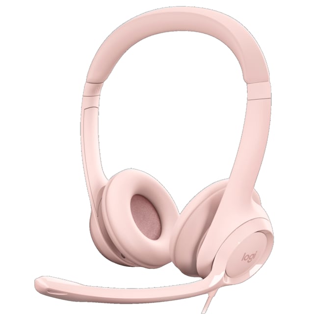 Logitech H390 USB headset (rosa)