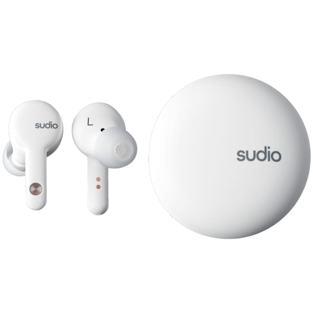 Sudio A2 trådløse in-ear hodetelefoner (hvit)