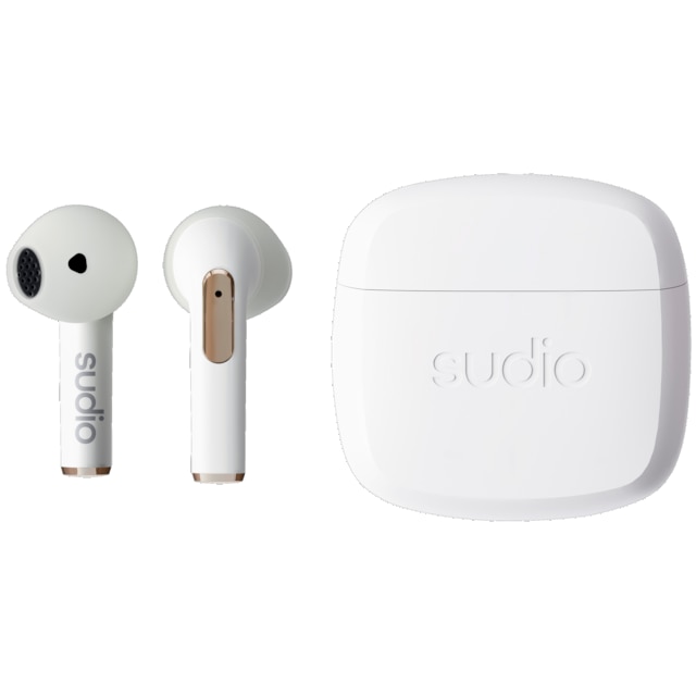 Sudio N2 trådløse in-ear hodetelefoner (hvit)