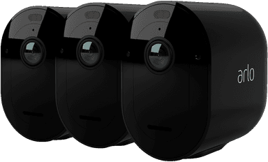 Arlo Pro 5 sikkerhetskamera (sort/3-pakk)